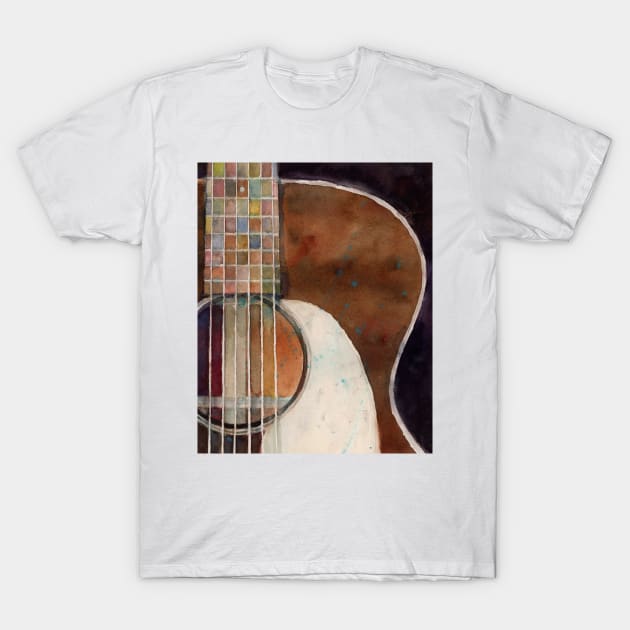 Accoustic  Guitar T-Shirt by dfrdesign